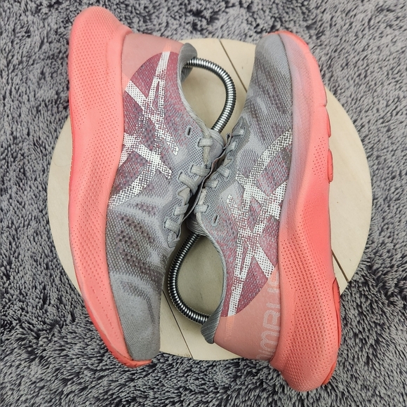 ASICS GEL-Nimbus Lite 2 Gray Coral Running Shoe Sneaker Women's Size 8 - Picture 6 of 9